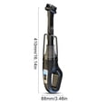 thumbnail image 3 of Cordless Car Vacuum Cleaner Handheld - Portable Rechargeable Auto Detailing Dust Buster for Car Interior Home - Powerful Suction Pet Hair Remover, 3 of 8