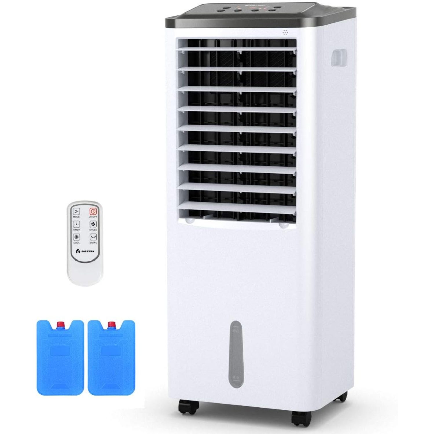 XINiHoXe Evaporative Cooler, Portable Bladeless Air Cooler, Electric