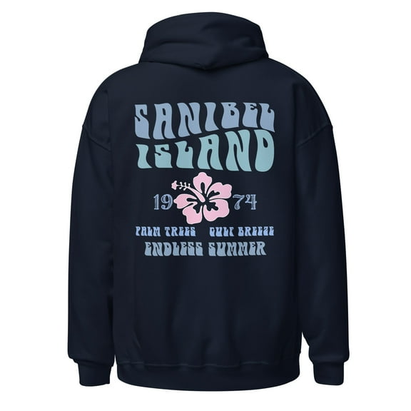 Sanibel Island Beach Hoodie Ocean Endless Summer 1974