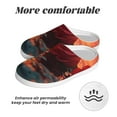 thumbnail image 6 of Lsque Romantic Roses Sunset Ocean Pattern Womens Comfort Cotton on Scuff With Memory Foam and Anti-skid Sole Slipper-39/40, 6 of 7