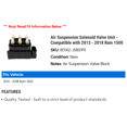 thumbnail image 2 of Air Suspension Solenoid Valve Unit - Compatible with 2013 - 2018 Ram 1500 2014 2015 2016 2017, 2 of 2