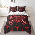 thumbnail image 2 of Castle Fairy Boys Girls Video Game Bedding Comforter Set,Teens Gamepads Full Bedding Set, 2 of 8