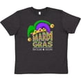thumbnail image 3 of Inktastic Mardi Gras New Orleans Louisiana Jester Hat Youth T-Shirt, 3 of 5