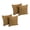 As per image, variant on 18-inch Double-corded Solid Microsuede Square Throw Pillows with Inserts (Set of 4) 9810-CD-S4-MS-TL