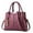 Purple, variant on TAIAOJING PU Leather Cross Body Bag Woman Fashion Handbag Simple Bag Large Capacity One Shoulder Women Bag