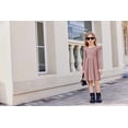 thumbnail image 5 of Arshiner Toddler Girl Dress Knitted Ruffle Sleeve Pocket Dresses A-Line Flared Fall Winter Dress, 5 of 7