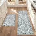 thumbnail image 4 of Kitchen Rugs, Yamaziot Anti Fatigue Mats, Non Slip Kitchen Runner Rug and Mat Set, Washable Floor Standing Mat, Gray Carpet, 20"x31"+20"x59", 4 of 9