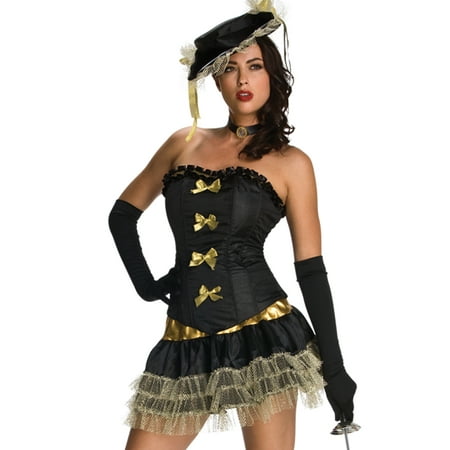 Sexy Musketeer Victorian Vampire Goddess Womens Halloween Party Costume Set