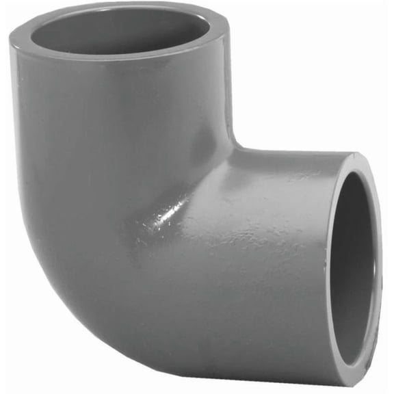 Lasco 806015BC Pipe Elbow, 1-1/2 in, Slip, 90 deg Angle, PVC, SCH 80 Schedule
