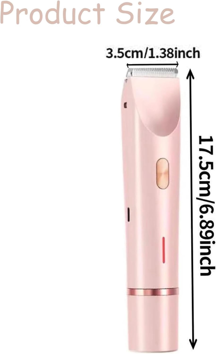 TripleHBB Electric Trimmer for Women,Electric Shaver and Razor Rechargeable 2-in-1 Body and Facial Epilator,  Dual-Head Electric Razor , IPX7 Waterproof