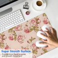 thumbnail image 4 of Long Mouse Pads for Desk,Pioneer Flower Floral Print Pattern Desk Mats on Top Of Desks, Desk Mouse Pad Extra Large with 3mm Non-Slip Base and Stitched Edge for Gaming,Office,Work,Home 31.5"x15.7", 4 of 6