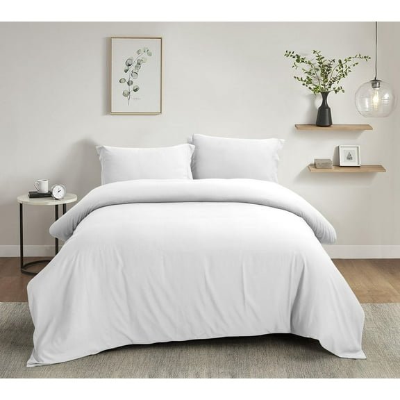 Ultra Soft Solid Duvet Cover Set