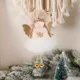 thumbnail image 5 of 2 pcs Angel Doll Pendant Tree Hanging Ornaments,Christmas Angels courtyard Ornament Pendant,for Christmas Party New Year,Party（pink, and coffee）, 5 of 5