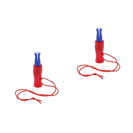FRCOLOR 2pcs Funny Call Whistle Duck Imitation Calling Whistle Portable Duck Whistle Call For Outdoor Activities Multi-Use Calling Whistle For Duck And Goose Training