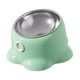 thumbnail image 5 of Comedero inclinado para gatos, ideal para viajes, para cachorros y perros pequeños. Verde, 5 of 8