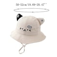 thumbnail image 7 of Bucket Hats Cute Cartoon Cat Ear Buckets for Girls Wide Brim Sun Hats for Girls with Adjustable Strap, 7 of 7