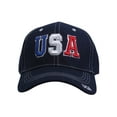thumbnail image 2 of Top Headwear USA Patriotric Baseball Cap - Navy, 2 of 4