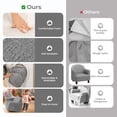 thumbnail image 4 of Kids Sofa,Foldable 2 in 1 Kids Couch,Toddler Chair Baby Convertible Sofa for Boys and Girls ,Gray, 4 of 7