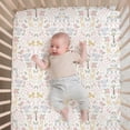 thumbnail image 5 of The Peanutshell Pink and Grey Wildest Dreams Crib Bedding Set for Baby Girls, 3 Piece Nursery Set, 5 of 7