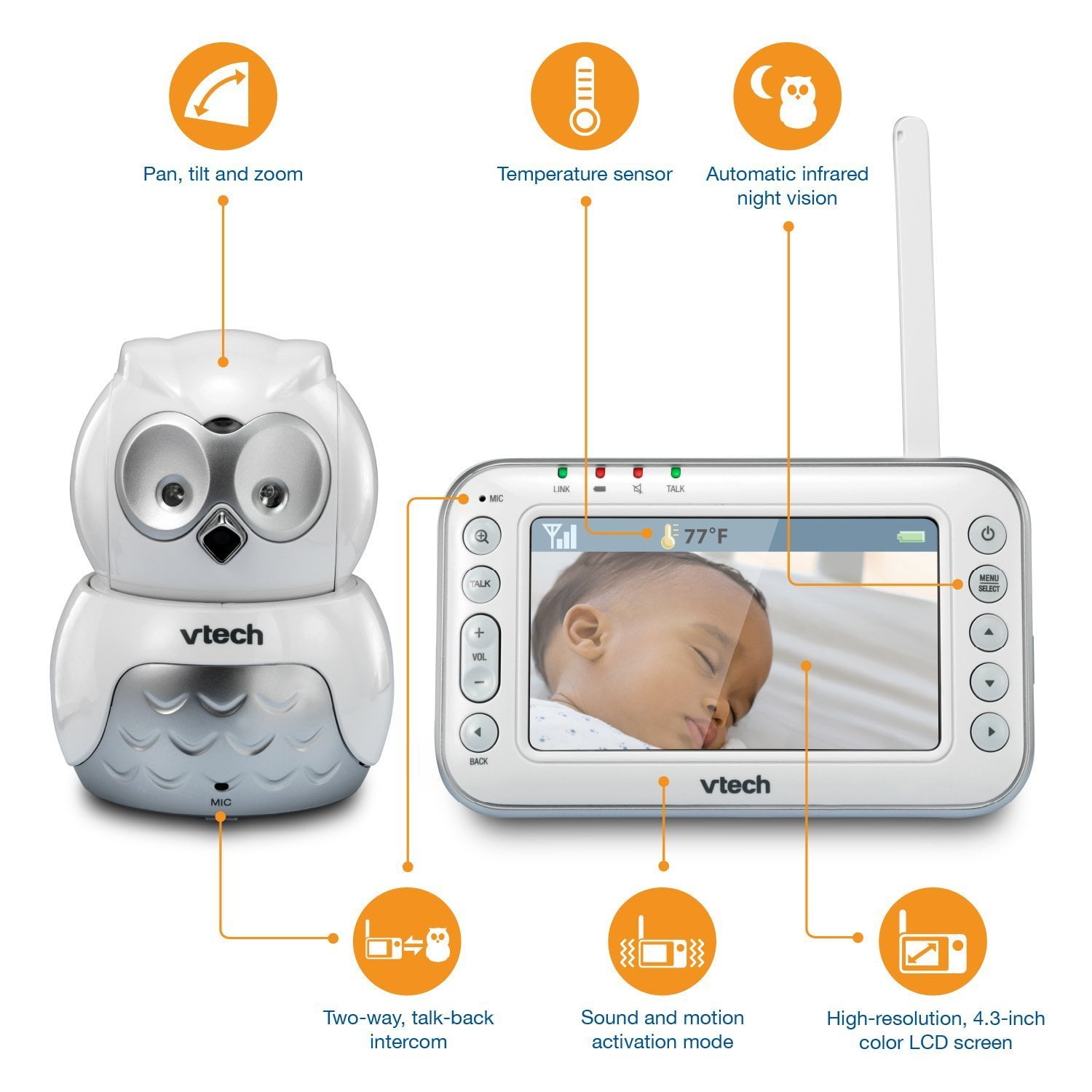 vtech owl extra camera