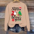 thumbnail image 2 of WILLBEST Sweat à Capuche Mode Hiver pour Femmes Imprimé Festif de Noël Col Rond Haut Homme, 2 of 4