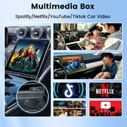 CarlinKit TBOX S1,Android 13 Wireless CarPlay AiBox/Android Auto,Built-in GPS,Use for Car with Factory Wired CP/AA and Touchscreen,App Download,Support Video