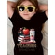 thumbnail image 1 of Girls' School-Themed Graphic T-Shirt - Lightweight Breathable Kids Top for Back to School, Soft Stretchy Cotton Shirt - Machine Washable, Book Lover apparel, Comfortable Fit, Fun School Design, 1 of 6