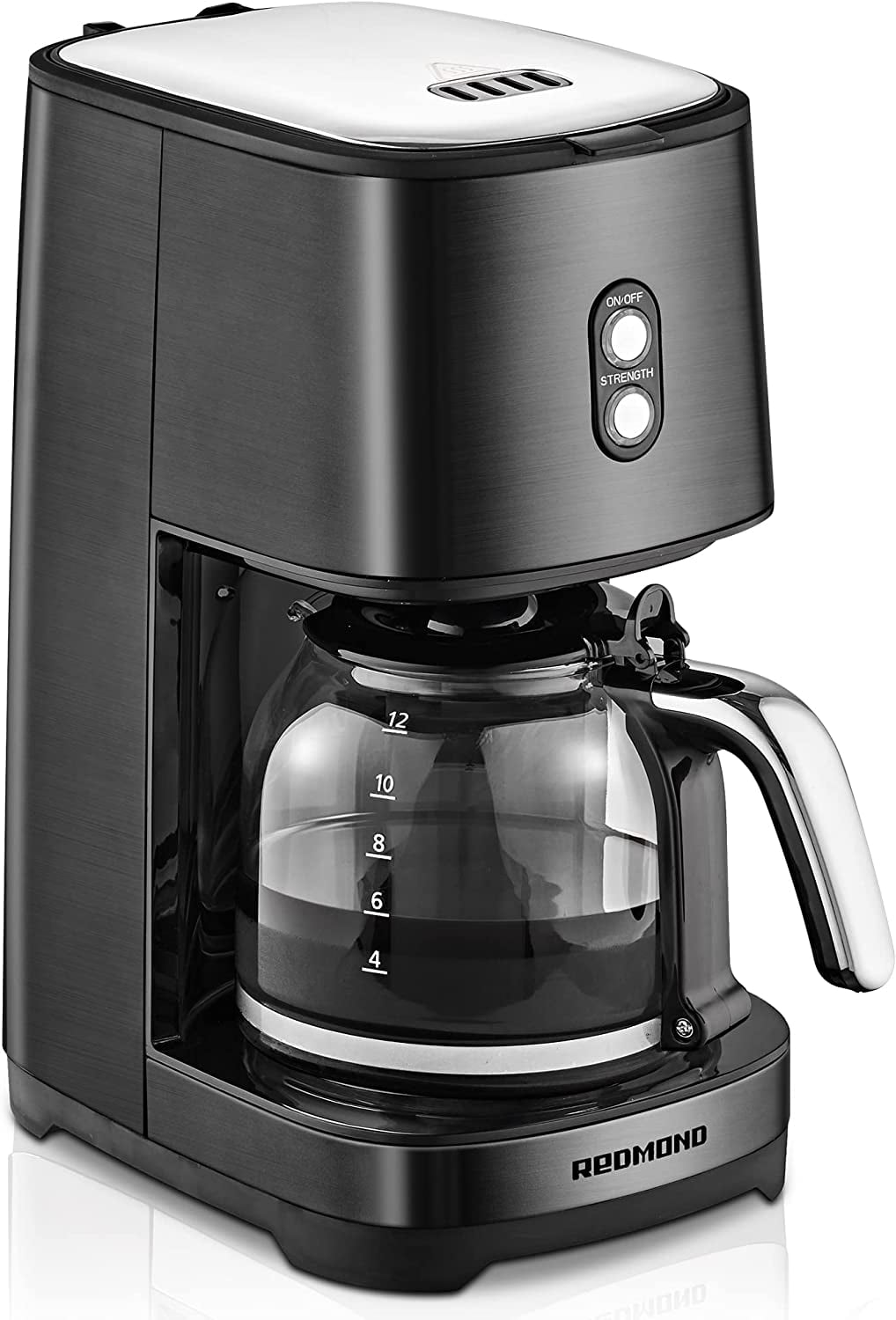 practical REDMOND 12 Cup Coffee Maker Drip Coffee Machine with Reusable