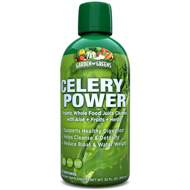 Garden Greens Celery Power 32 fl oz Liquid.