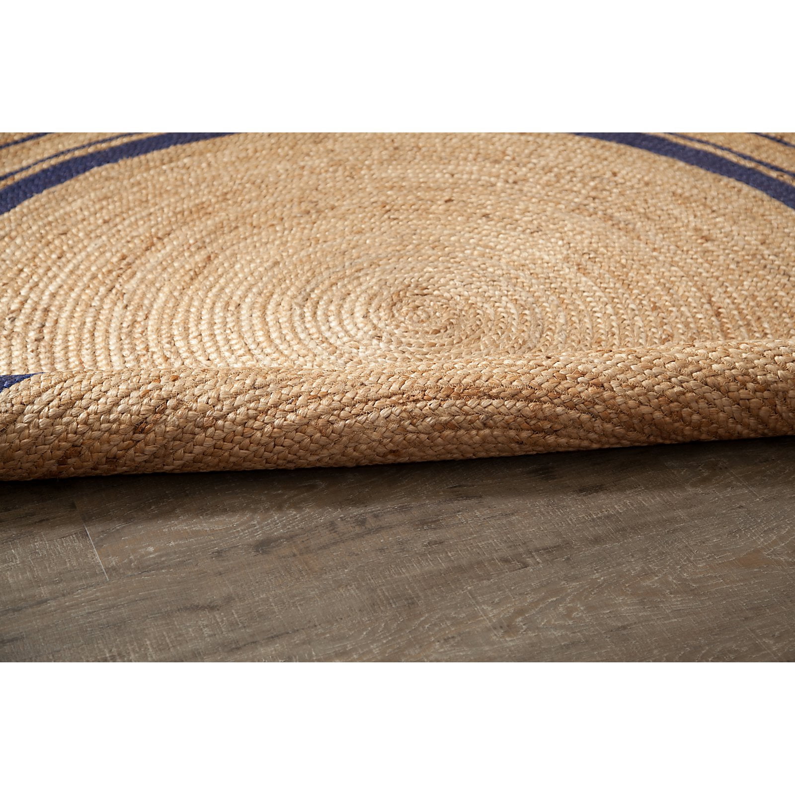 Kerala Midnight Jute Rug 6' Round