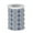Blue and White Porcelain-style, variant on 5 Rolls Christmas Ribbon 1.5 inch Wide Decorative Ribbon for Gift Wrapping and Holiday Decorations Elegant Colors and Shapes