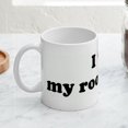 thumbnail image 4 of CafePress - I Love My Roommate Mug - 11 oz Ceramic Mug - Novelty Coffee Tea Cup, 4 of 6
