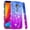 Blue+Purple, variant on SOATUTO For Motorola E5 Plus Case Moto E5 Supra Glitter Case Sparkle Glitter Flowing Liquid Quicksand with Shiny Bling Diamond Women Girls Cute Case For Motorola E5 Plus / E5 Supra - Pink+Purple