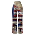 thumbnail image 5 of Brnmxoke Women Summer High Waisted Cotton Linen Palazzo Pants Patriotic American flag Print Wide Leg Long Lounge Pant Trousers with Pocket, 5 of 5