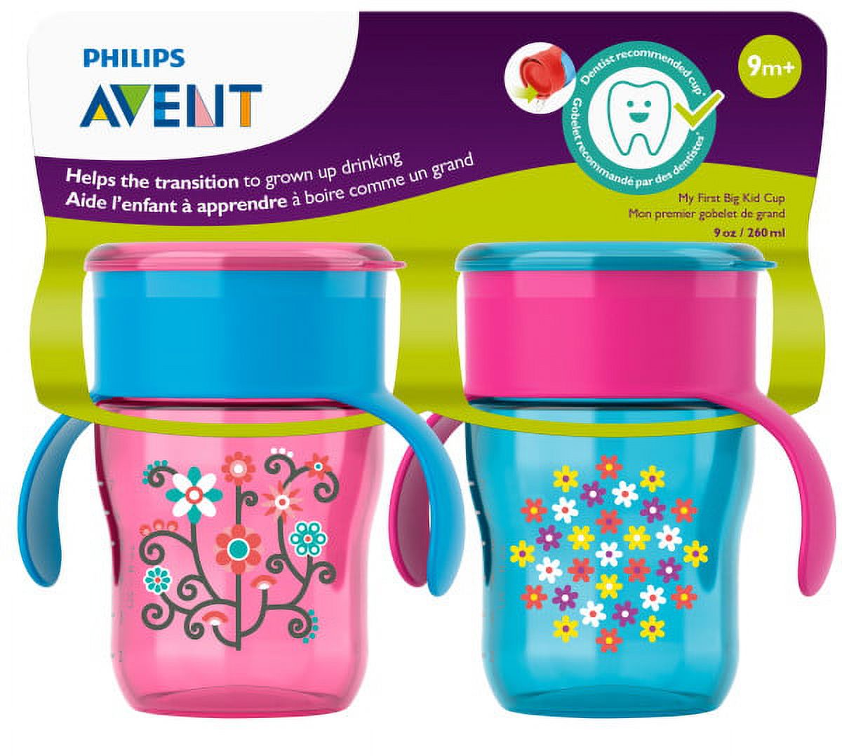 Philips Avent My Natural Drinking Cup Spoutless Sippy Cup - 2 pack - image 4 of 17