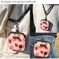 thumbnail image 5 of Raisingwell Dog Treat Pouch for Pet Walking and Training with Clicker Poop Bags Small Fanny Zipper Pack Holder for Puppy Snack Dispenser Kit for Leash and Outdoor Use (Strawberry), 5 of 6