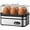 Silver, variant on Rapid Egg Cooker Electric 6 Eggs Capacity, Soft, Medium, Hard Boiled, Poacher, Omelet Maker Egg Poacher With Auto Shut-Off, BPA Free