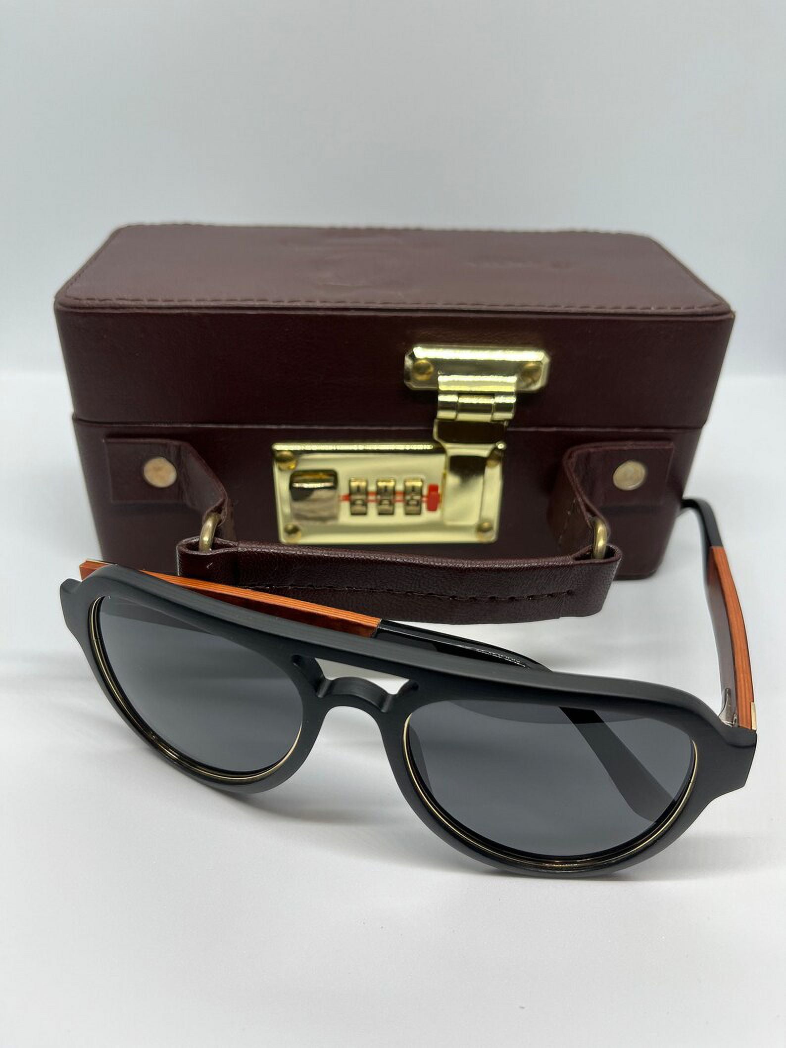 Mens designer sunglasses vintage luxury aviator by BOSS M.A.D.E Views