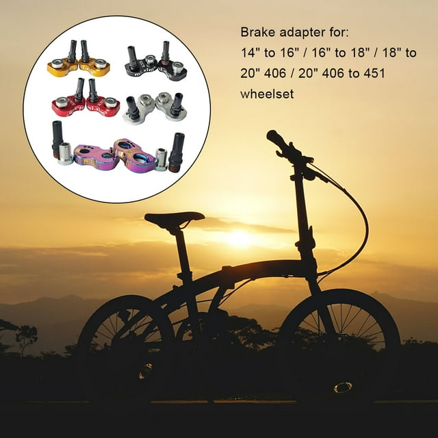 Mi.Xim Bicycles V Brake Caliper Extender Bike Riding Adapter Aluminum Alloy Modification Extension Converter Repairing Kit Cycling Silver