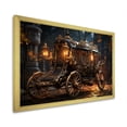 thumbnail image 2 of Designart "Vintage American Cart A Classic Ride II" Transportation Framed Wall Art Decor - Modern Gold Old American Cart Entryway Framed Wall Art, 2 of 6