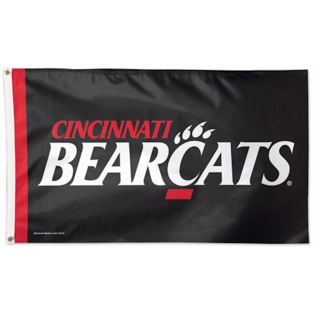 University of Cincinnati Bearcats Deluxe Grommet Flag NCAA Licensed 3