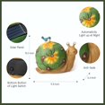 thumbnail image 2 of Estatua de animal de resina ZHCH caracol con energía solar iluminada para decoración de jardín, 2 of 5