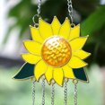 thumbnail image 4 of Toystoory Campanas de viento con girasoles, hermosas atrapasoles para exteriores, para patios, para ventanas, colgantes Decoración del hogar, 4 of 6