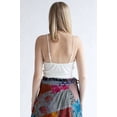 thumbnail image 3 of Ragstock White Mesh Milkmaid Ruched Cami, 3 of 4