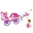 thumbnail image 5 of SLUBAN Girl Princess Royal Carriage Wagon Horse Racing Party Model Building Blocks Enlighten Action Figure Toys For Children, 5 of 5