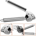 thumbnail image 2 of Garlic Press, Stainless Steel Garlic Press, Practical Kitchen Gadgets, Convenient and Easy to Clean Dishwasher Safe, 2 of 5