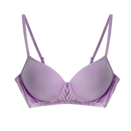 Fsqjgq Bras for Women Underwear Nursing Bras Comfort Full Figure Bras Longline Sports Bra Young Girls Casual Breathable Flower Top Bra Underwear Without Steel Ring Gathering Adjusting Bra Yoga Tops