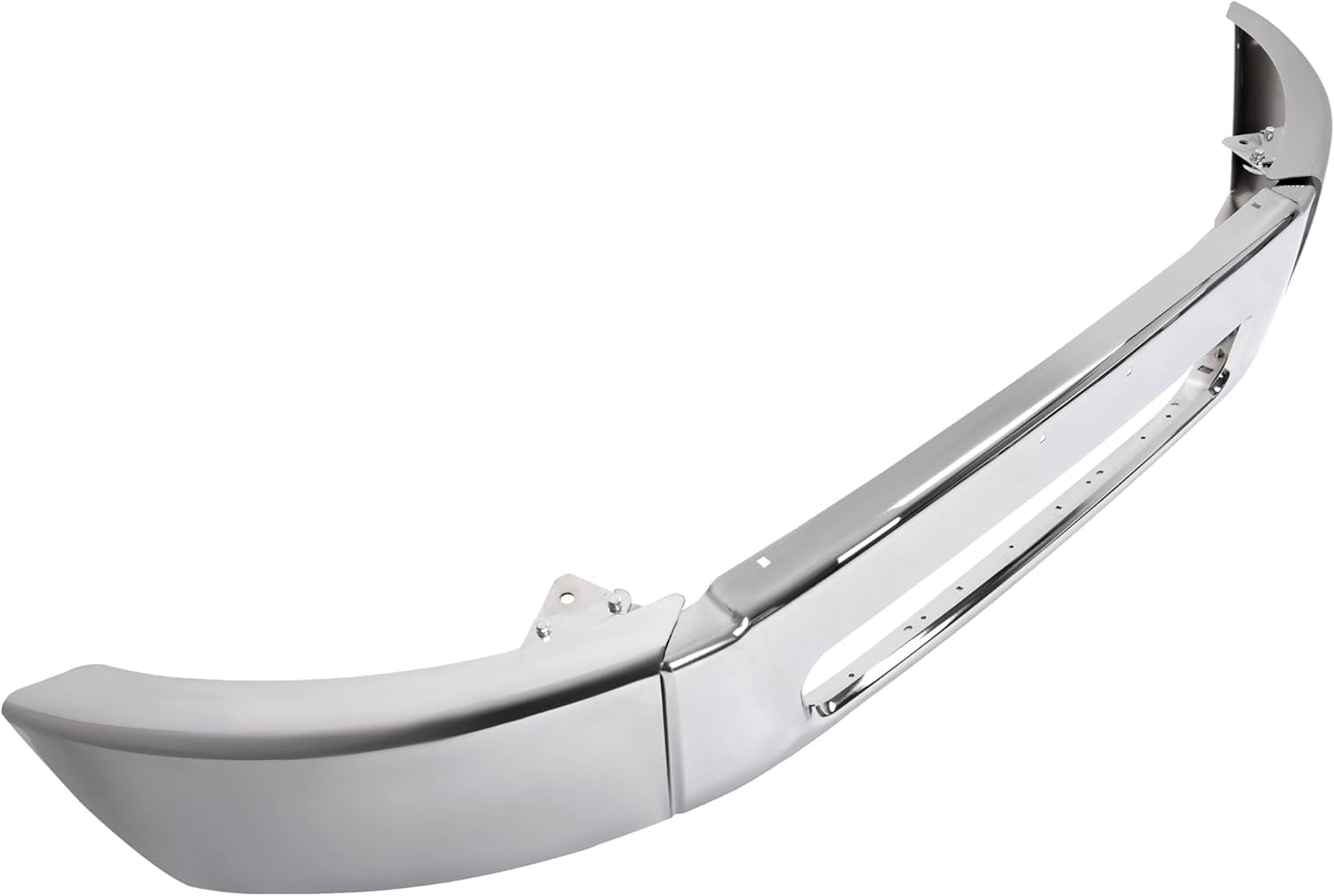 KOJEM Front Bumper Assembly Compatible with 2003-2021 Freightliner M2 106 112 Business Class A21-26683-005 A21-27811-016 A21-27811-017 Models Steel Bumper Chrome 3PCs