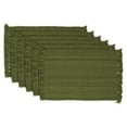 thumbnail image 3 of Design Imports Fringe Brown Variegated Kitchen Placemat Set (Set of 6) Natural, 3 of 5