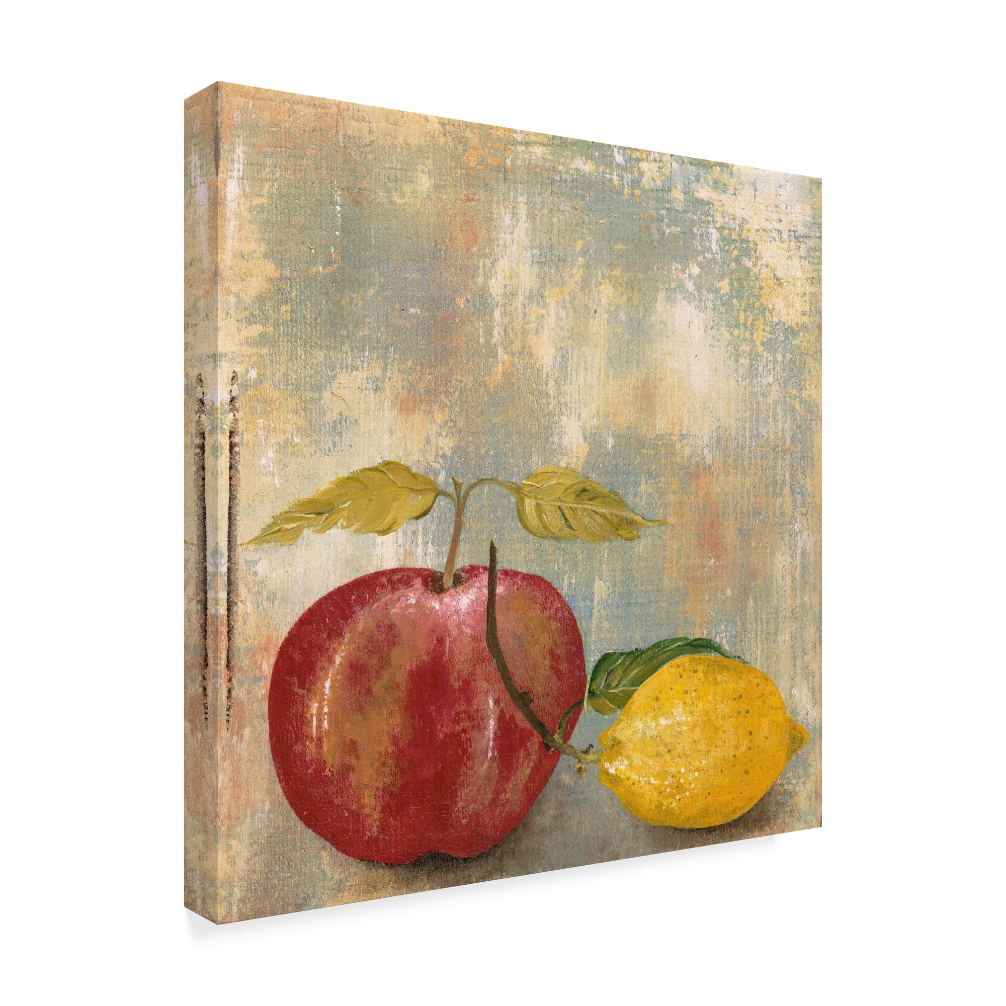 Trademark Fine Art 'Fruit Apple Lemon' Canvas Art by Gigi Begin